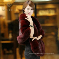 Quality assurance mink fur trim pashmina shawl